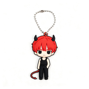 Pendants Rubber Kid Bags Keychain Doll Bottle Designer Character Kawaii Cute Flatback Customize Toys Merch Anime Key Pendant
