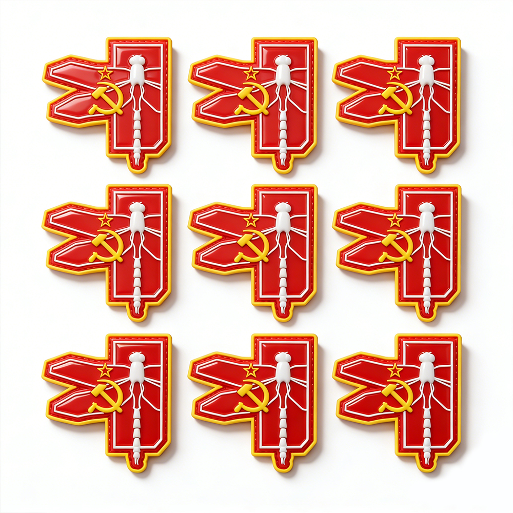 Strategic Logo Patch 3D PVC Dragonfly Hook and Loop Patches Outdoor Equipment Tactical Morale Badge Backpack Applique