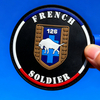French Style Uniform PVC Patch Custom Soft Rubber Emblem Inspired by Classic French Elements for Clothing Bags Accessories