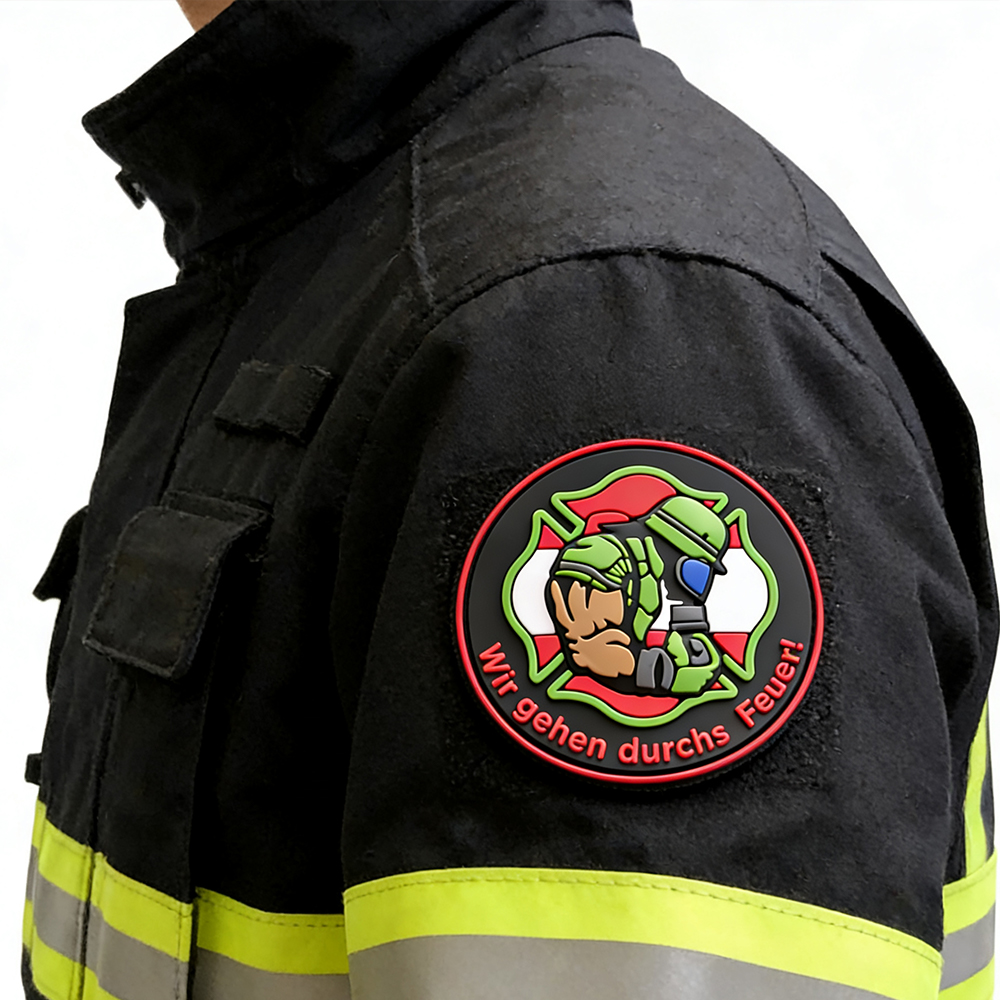 Customized CrossFire Firefighter Austrian 3D PVC Patch