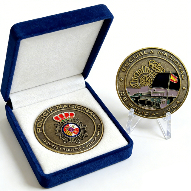 Spain challenge coin