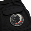 Black Widow Panther Driver PVC Patch European Style Durable Soft Rubber Panther Badge for Apparel Backpacks Accessories