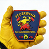 Germany Scharmbeckstotel Fire Brigade PVC Patch Custom Feuerwehr Soft Rubber Badge 1924 Emblem for Jackets Bags Gear