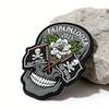 North America FAIPAPALOOZA 2025 Soft PVC Patch Unique Skull Design Rubber Badge for Clothing Hats Accessories