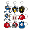 2025 New Supplier Custom 2D PVC Sport Keychain Basketball Key Chains Football Soccer Keychains Wholesale in Bulk