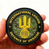 International Morale Support Legion Ukraine Camo PVC Patch Custom Soft Rubber Patch Durable Camo Emblem for Apparel Bags Gear