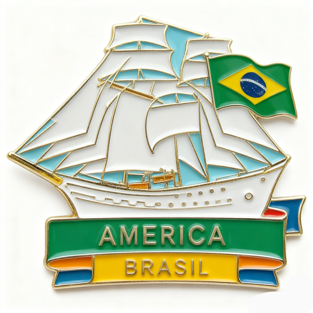 Factory Metal Soft Hard Enamel Surf Windsurfer Lapel Pin Badge Custom Sports Wind Sailing Wingboard Surfing Windsurf Windsurfing Pins