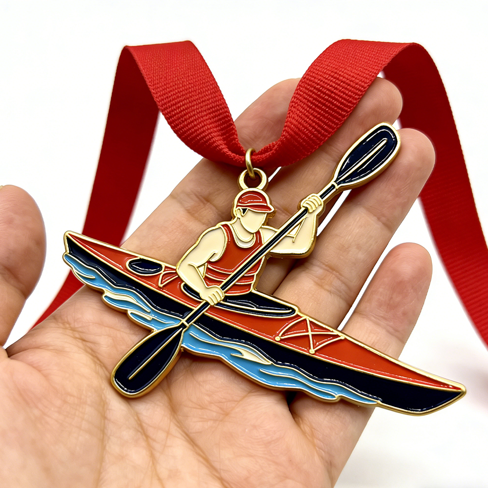 Personalized Rowing Kayak Canoeing Rafting Sailboard Windsurfer Windsurfing Sailboarding Boardsailing Sailing Medal Medallas Medallion Custom Sailboat Medal