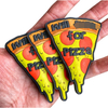 Custom Funny Taco Pizza Food Rubber PVC Patch Cartoon Style Soft PVC Patch for Bags Hats Backpacks and Accessories