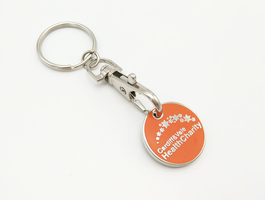 US Flag PVC Keychain