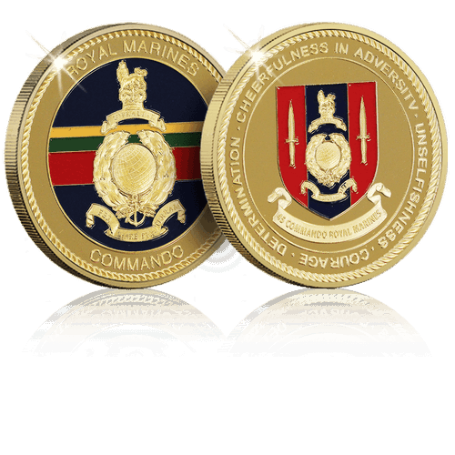 Royal Marines Challenge Coin