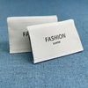 Self Adhesive Size Brand Name Damask Woven Labels Logos Printed Label for Clothing 100% Cotton Customized Garment Labels