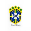 Football team Iron-on embroidered patches Spain Italy Brazil Germany football team patch hat clothing