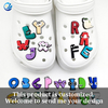 New Wholesale Pvc Custom Clog christian cat dad cow cartoon baseball sports butterfly basketball soccer football shoe charms