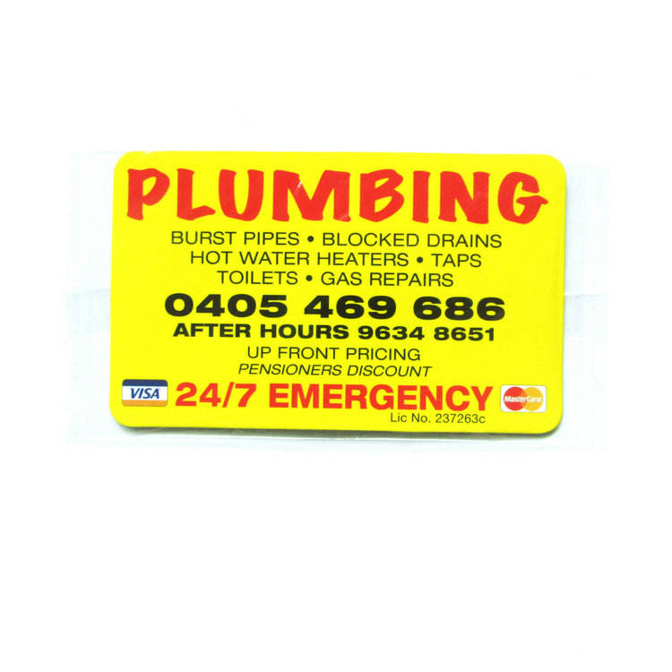 Promotional advertising magnetic business card fridge magnet