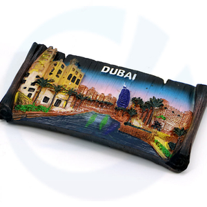 Custom Promotional Resin Fridge Magnets In Dubai Tourist Refrigerator Souvenir From Around The World