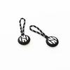 Durable Zipper Pull Tabs Bag Accessory Custom Brand Logo Zipper Puller for Backpack