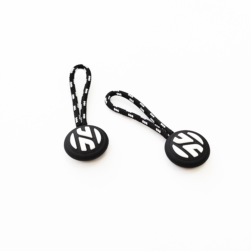 Durable Zipper Pull Tabs Bag Accessory Custom Brand Logo Zipper Puller for Backpack