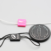 Custom 3D Embossed Logo Sneaker Lockable Rope Round Plastic Seal Hangtag String Cord Shoes Watch Clothing Hang Tag String
