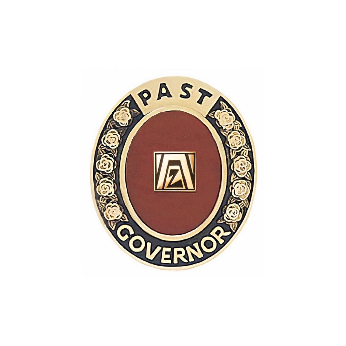 Custom ZONTA International Civic Club Lapel Stick Pin Gold Colored Badges
