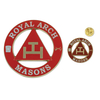 Cheap Customized Royal Arch Masons Auto Emblem Lapel Pin Masonic lapel pins badge
