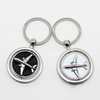 Custom Logo Zinc Alloy Metal Engraved 3D Airplane Key Chain