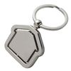 Manufacturer Customized Rotate Spinning Hard Enamel House Round Star Airplane Keyrings Stainless Steel Blank Spin Keychain