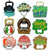 Sublimation Beer Bottle Opener Custom Carabiner Opener Bottle for Wedding Gift Metal Wine Bottle Opener