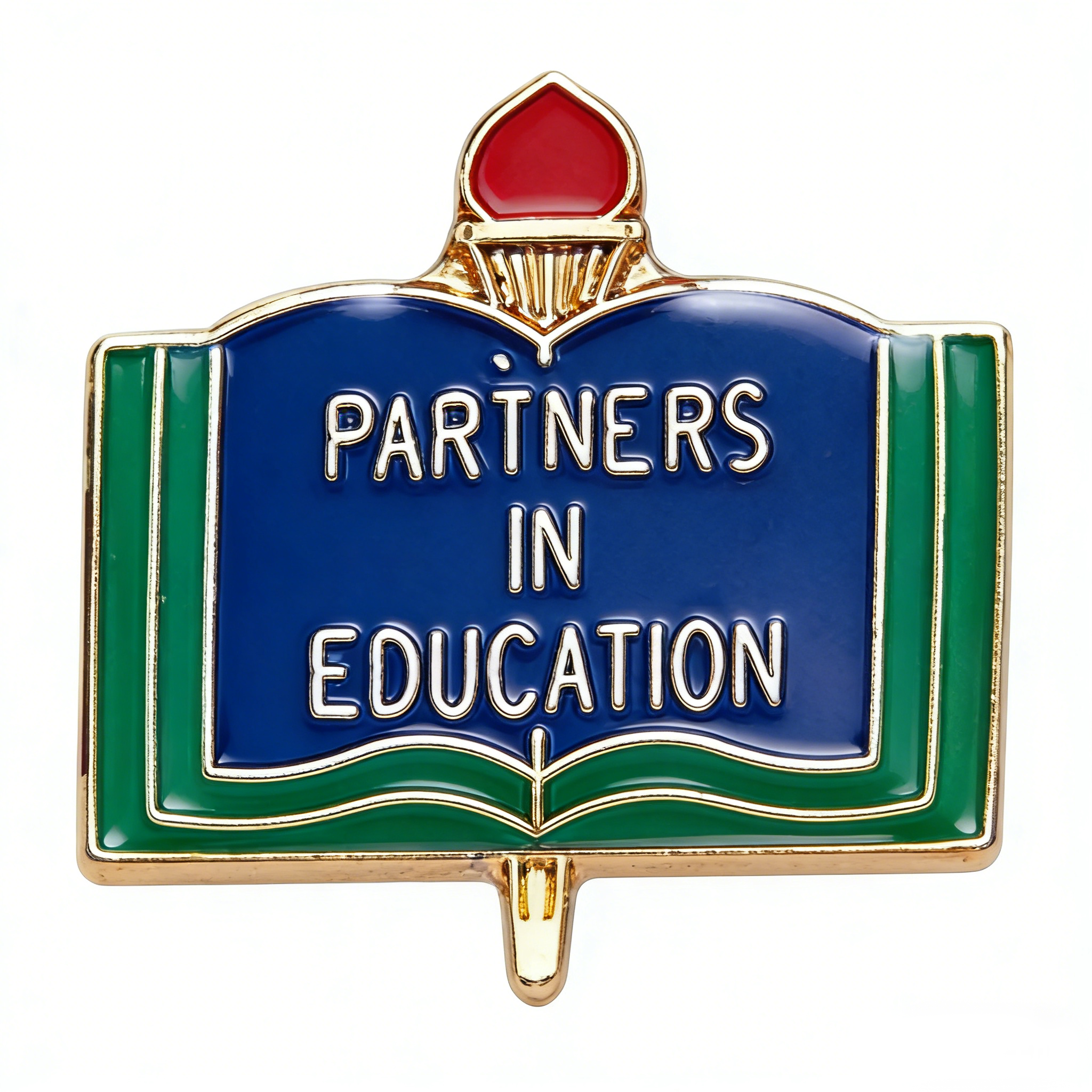 Custom Enamel Lapel Pin for National Education Association – Teacher Recognition & Education Graduation Souvenir Member Pin