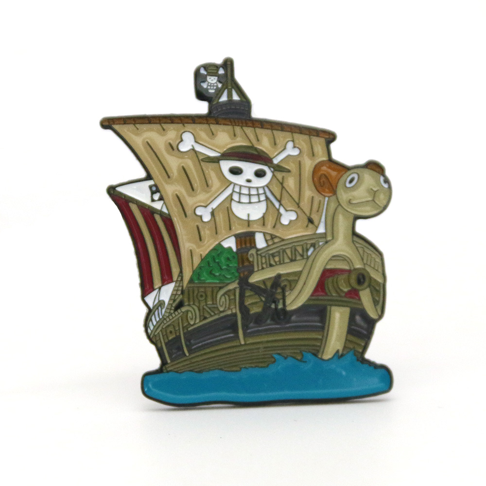 Hot Sale Japanese Cartoon Character One Piece Luffy ZORO Anime Pin Brooch