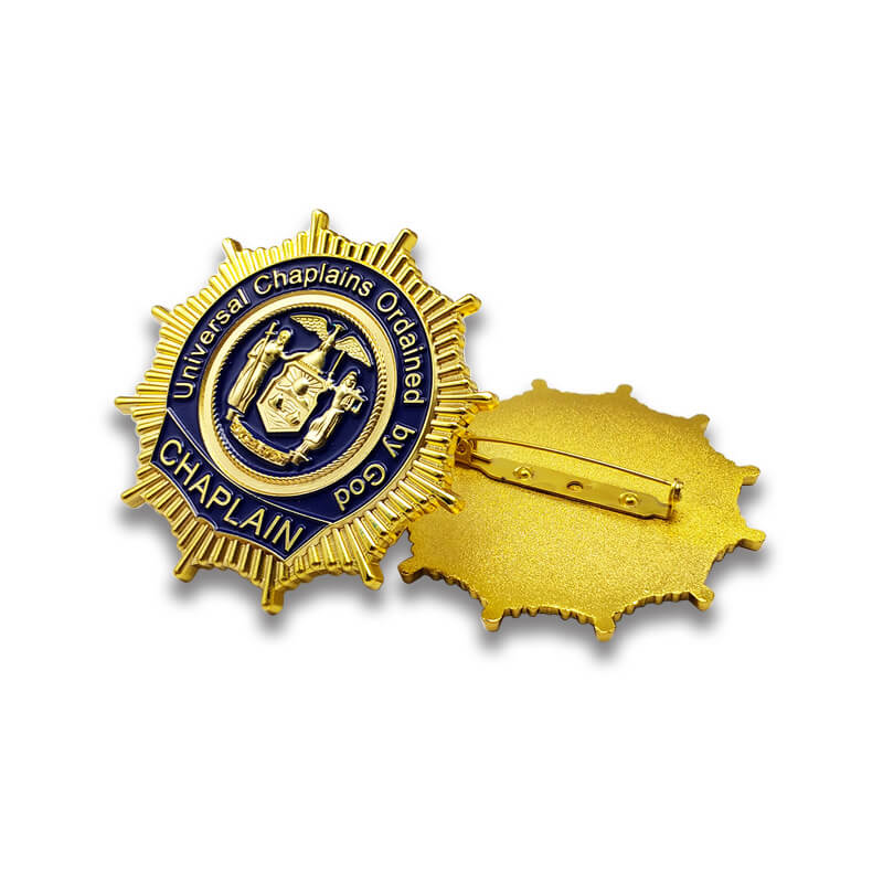 arm gold large Military Police Badge