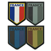 Custom Locking Area LOGO Tactical Badges Iron on Hook and Loop France Boy Scout Patrol Rubber Pvc Patches