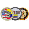 Wholesale Zinc Alloy Custom Enamel Logo 3D Gold Metal Colombia Souvenir Coin Challenge Coins