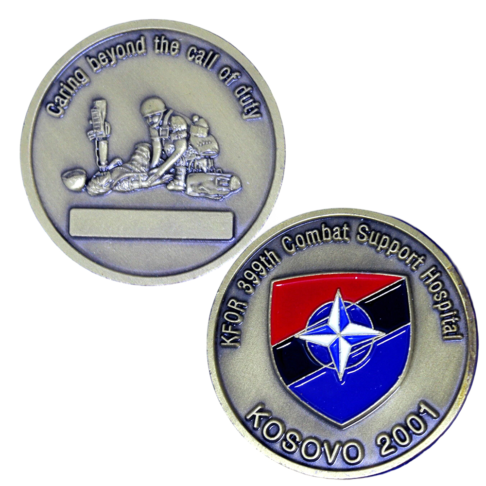 Custom KOSOVO coin 2D/3D Enamel Challenge Coins Metal Logo Souvenir & Commemorative Tokens Engraved Design