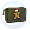Gingerbread Man Hook And Loop PVC Rubber Patch | Christmas Tactical Patch