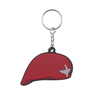 Fashionable Exquisite PVC Rubber Baseball Keychain Like a Cap Beret Style Key Chain Personality Backpack Cap Keychain Jewelry