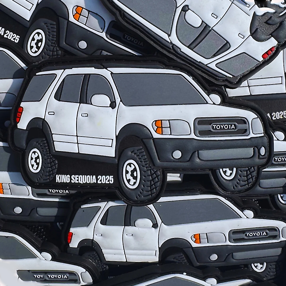 Factory Wholesale Car Shape Car Iron on Patch Car Patch PVC Hook & Loop Patches 2D 3D Embossed 