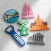 Custom Promotional 3D Silicone Souvenir Sublimation Fridge Magnets Country City Tourist Resin Refrigerator Magnet