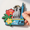 Custom Logo World Cities Travel 3D Magnetic Tourism Souvenirs Tourist Souvenir Custom Fridge Magnet
