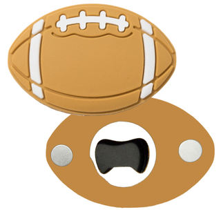 Sports Souvenir Round Rectangle Soccer Ball Basketball Custom Bottle Opener Fridge Magnet Aluminum Alloy Die Casting Sustainable