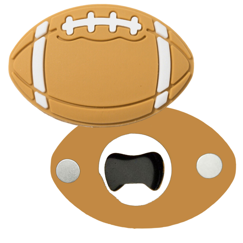 Sports Souvenir Round Rectangle Soccer Ball Basketball Custom Bottle Opener Fridge Magnet Aluminum Alloy Die Casting Sustainable