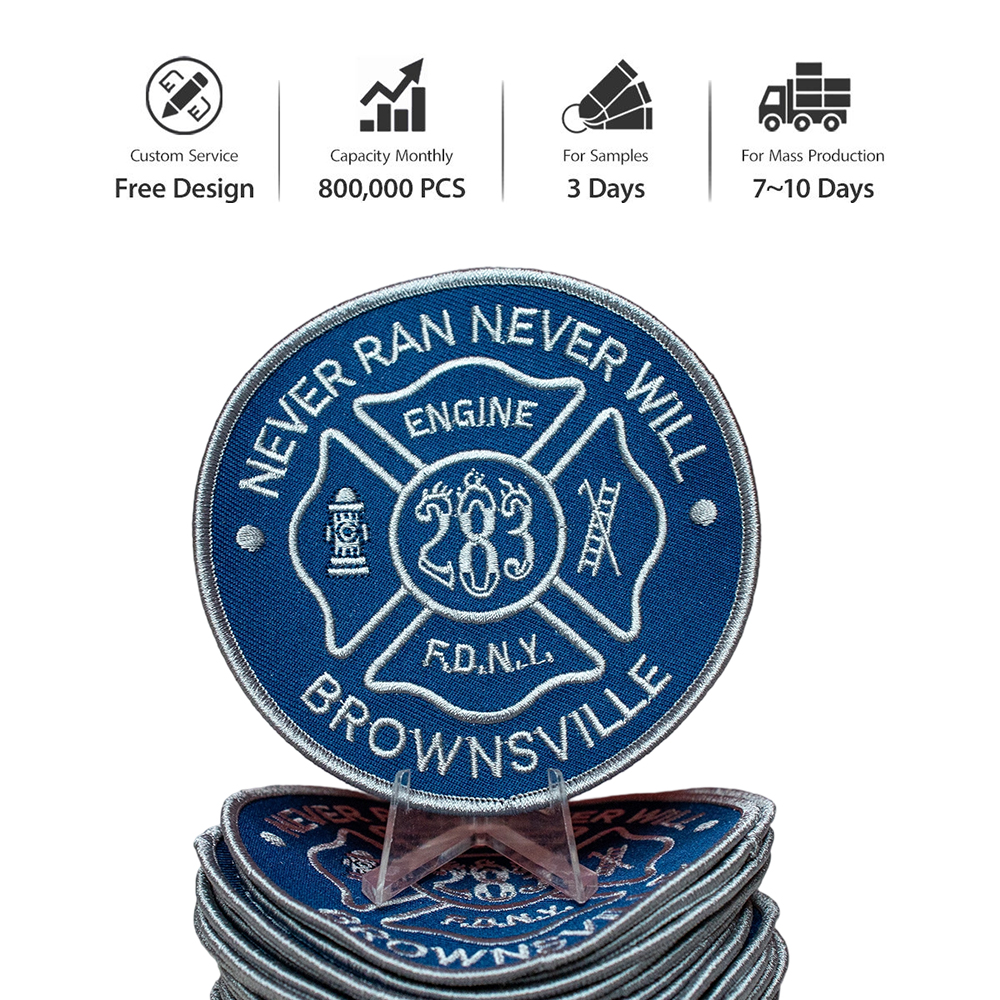 Wholesale Custom Iron-on Anime Cartoon Embroidery Patches Flower And Heart Shaped Woven Patches with Custom Brand for Hat Use