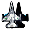 Custom 3D PVC Designer Airplane Patch Pvc Badges Rubber Iron on Patches for Clothing Backpack Bags