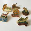 Wholesale Metal Badge Custom Logo Company Brand Enamel Lapel Pin Brooch 2d 3D Gold Plated Fish and Game Fishing Competition Resin Epoxy Pins for Clothes