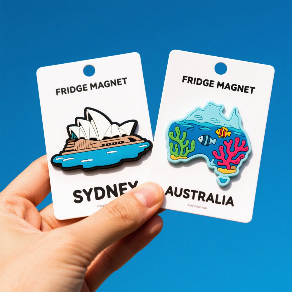 Custom Fridge Magnet Manufacturer Soft Pvc Badge Custom logo for Home