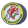 Custom Moral Logo 3D Soft Transfer Diver Bomb Disposal Expert Pvc Custom Rubber Patches Iron on Label Back Velcro for Garment