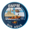 Hot Sale Custom Soft 3D Rubber PVC Patches Sos French Firefighters EMS Dog China Manufacturer for Garment Accessory