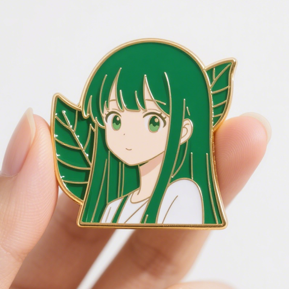 High Quality Wholesale Factory Customized Cute Girl Style Hard Enamel Pins Soft Enamel Pins for Decoration