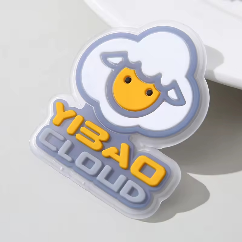 Customized Garment 3D Pvc Patch Soft Embossed Rubber Silicon Tags