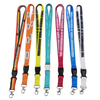 promotional custom printed neck polyester lanyard with logo free sample